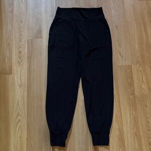 Lululemon Athletica Size 6 Black Joggers legging Pants buttery soft
